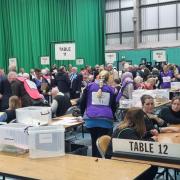 The count was made at Hereford Leisure Centre