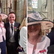 Sally Robertson poses for selfies with Ant and Dec during King Charles III's coronation