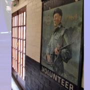 This painting of SAS soldier John Williams has gone missing - presumably stolen - from the Volunteer Inn