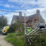 Police and bomb disposal teams were called to Bockleton on August 15.