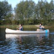Paddle a canoe down the Wye