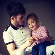 Cal Aston with his niece Skye