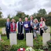 A service for Corporal Griffiths was attended by his surviving family