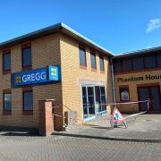 Work is continuing at the new Greggs shop in Hereford
