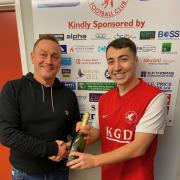 Debutant James Baldwin was named man of the match by match sponsors Sentinel Security Systems