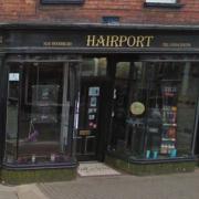 Hairport hairdressers in Kington High Street