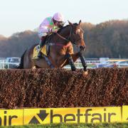 Royale Pagaille on his way to winning the Betfair Chase at Haydock Park