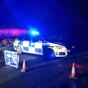 Police attended the crash in Holme Lacy