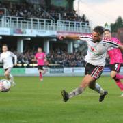 Ethan Freemantle in action for Hereford