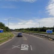 The M50 in Herefordshire, where Sir Bill Wiggin has suggested the speed limit should be raised
