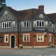 The planned new exterior of 'The Plough'