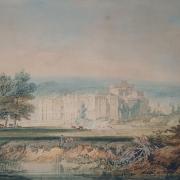 The lost painting is of Hampton Court