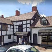 He caused the damage at The Olive Tree restaurant in Ledbury