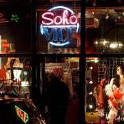 A sex shop in Soho, London