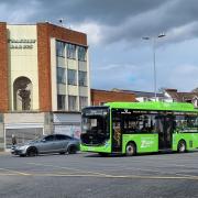 The zipper buses is a free service that takes people to various places in Hereford