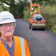 Herefordshire's cabinet member for roads Coun Barry Durkin