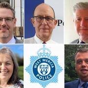 John Campion (Conservative), Henry Curteis (English Democrats), Julian Dean (Green), Sarah Murray (LibDems) and Richard Overton (Labour) will fight it out to become the next West Mercia police and crime commissioner.