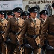 A previous Armed Forces Day parade in Herefordshire