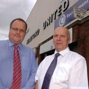 From left: Jon Hale and Chris Williams, who are behind a group looking to create a phoenix club should Hereford United liquidate.