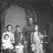 A wartime family portrait by T.H Winterbourn. Photo: Leominster Museum.