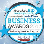 Winners of the Hereford BID Business Awards 2017