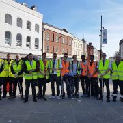 HBID, Close House, Old Market and McDonalds worked together on the community clean-up