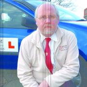 Driving instructor Phil Brown is anxious the standard of training is maintained. 090615-3.