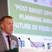 Cotswold farmer and BBC Countryfile presenter, Adam Henson, who anounced the Three Counties Farmer Farming Awards at the Three Counties Farming Conference.