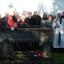Local people gathering around Norton War Memorial on Sunday