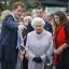 Prince Harry gives the Queen a tour of the Sentebale Forget-Me-Not Garden at the Chelsea Flower Show