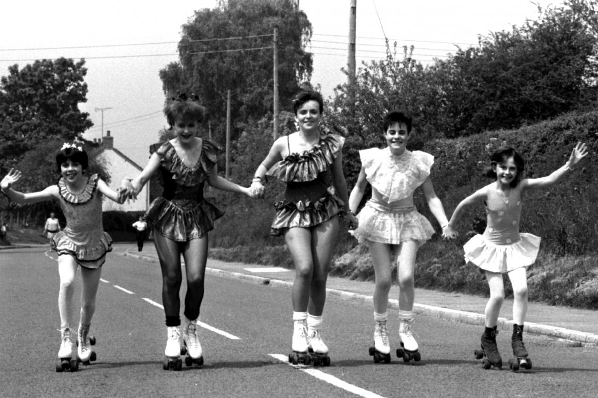 'Roller Skating Spectacular', Peterchurch. 14th May 1988