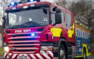 Firefighters were called to the flood on Saturday night