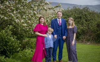 The new headmaster of Lucton School is Andrew Allman, pictured with his wife, Sarah, and children Phoebe and Jacob who will both be joining the school in September