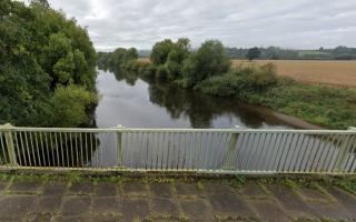 Emergency services were called to Holme Lacy Bridge