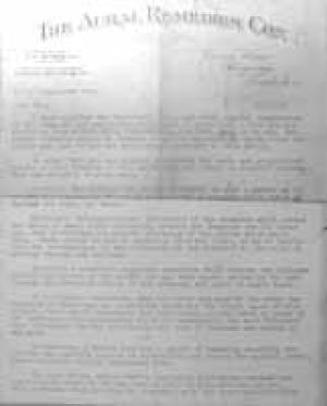 A letter written by Crippen