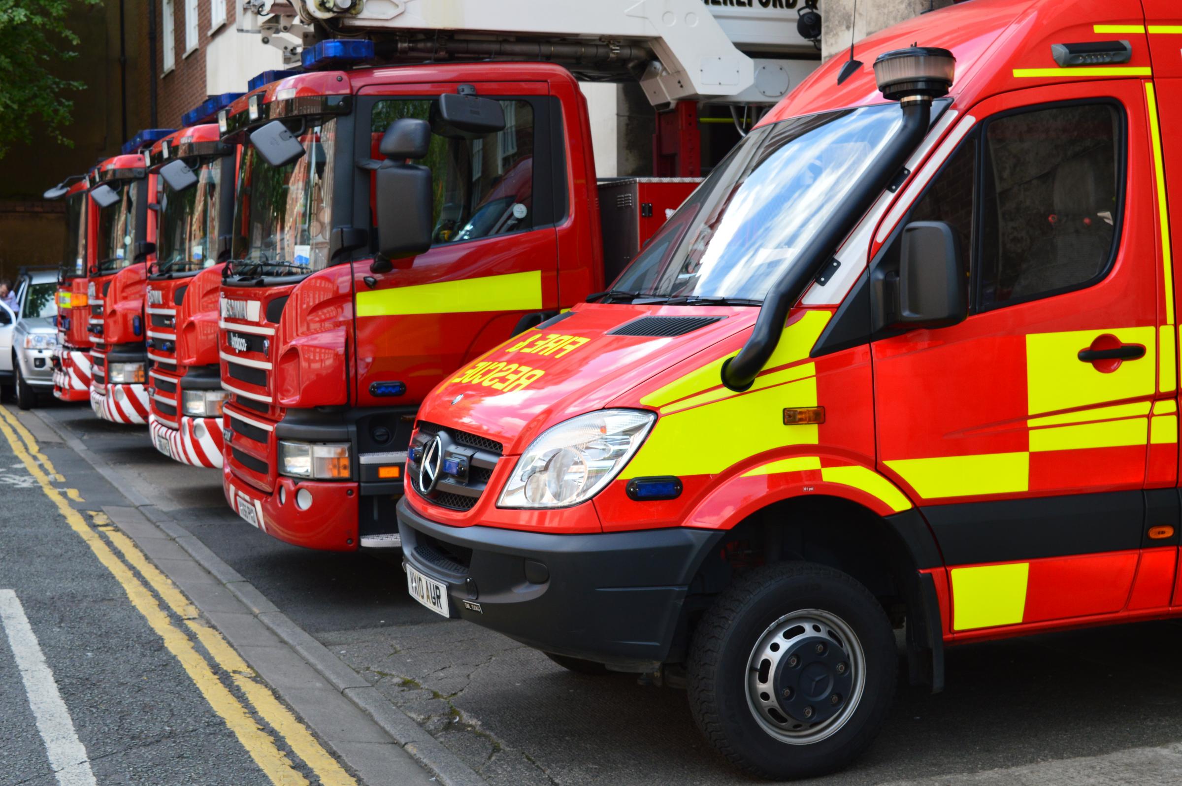 Oven removed from Hereford home following fire