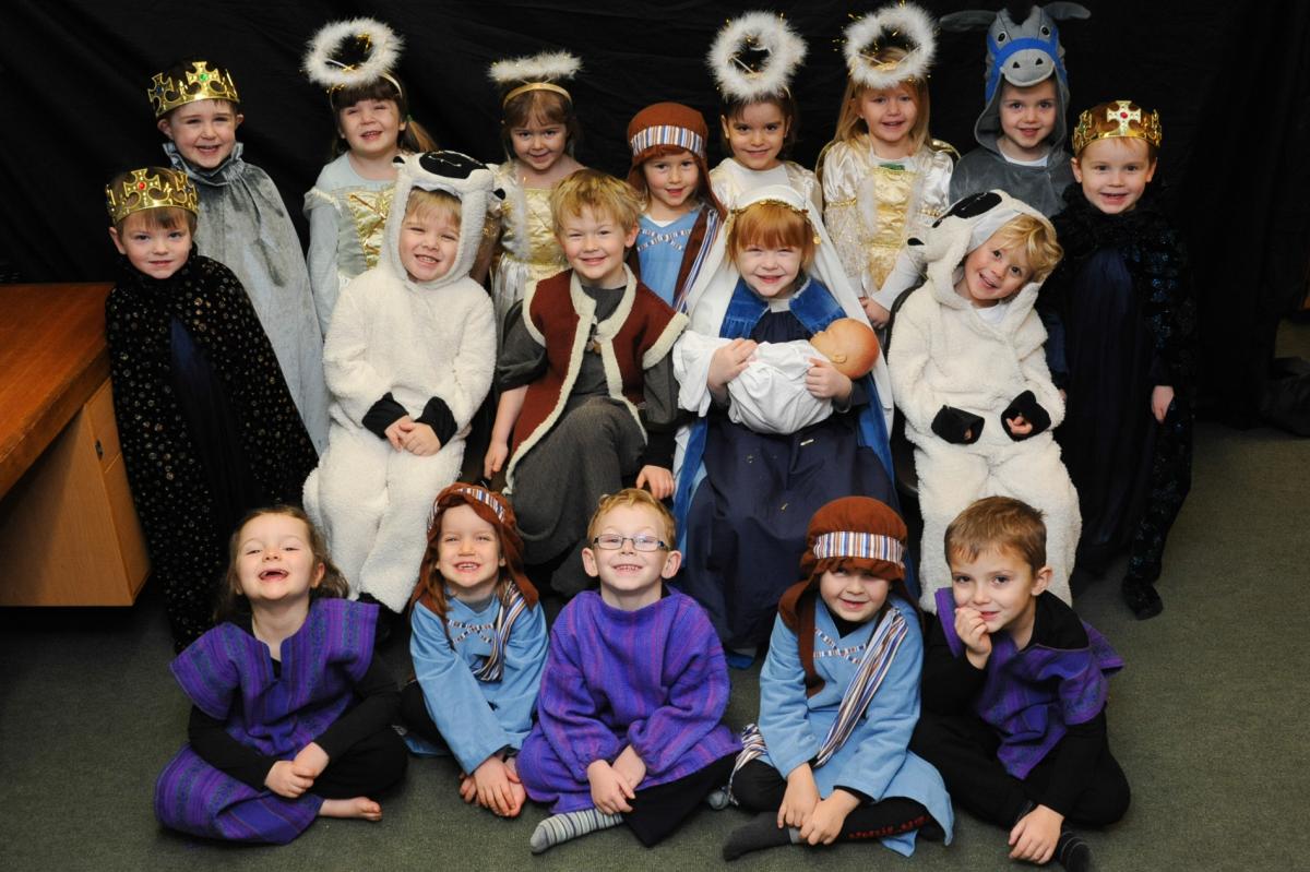 Wellington Primary School reception class children took part in a Nativity and Christingle service at St Margaret’s Church