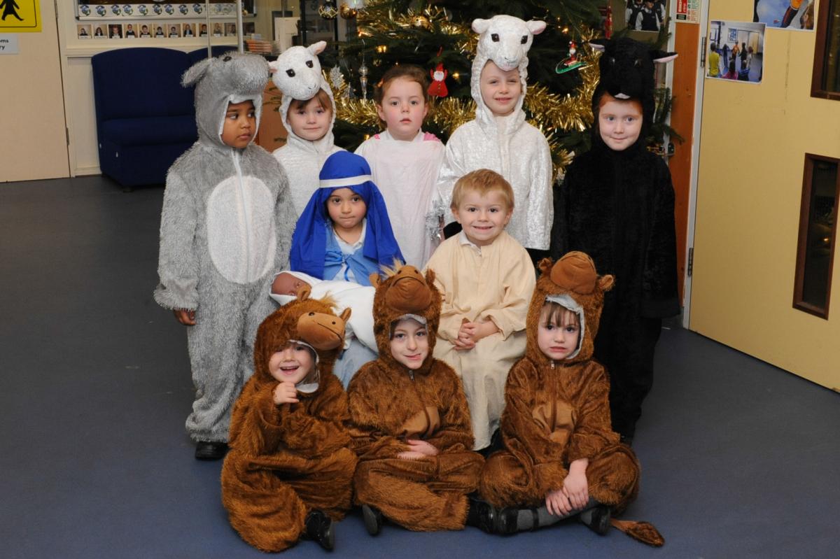 Marlbrook Primary School Reception class children performed Whoops-a-Daisy Angel