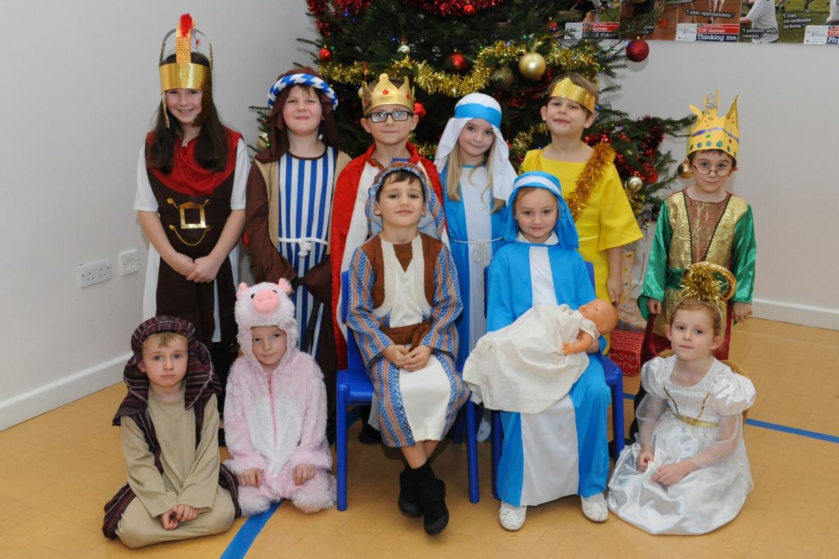 Riverside Primary School Year 2 pupils performed The Magical Jigsaw while Reception class performed Away in a Manger