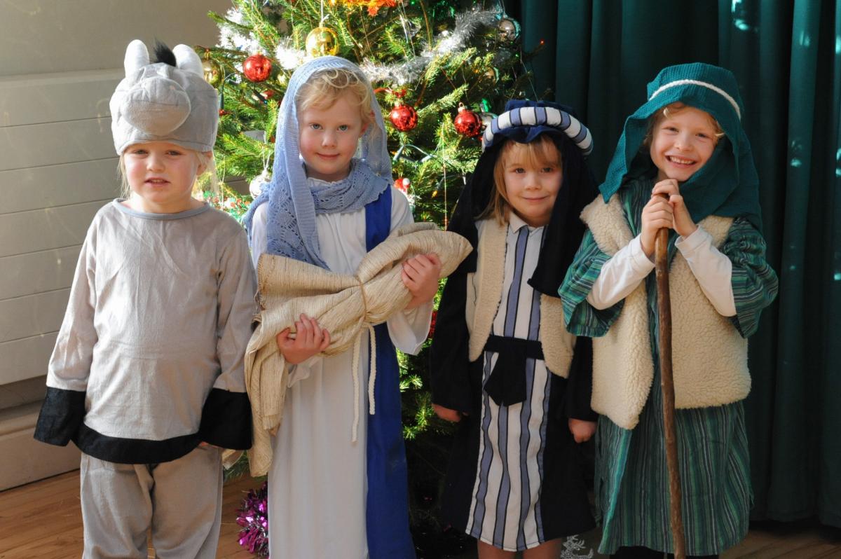 Pear Tree Class from Clifford Primary School performed their nativity at a Carols Around the Christmas Tree event