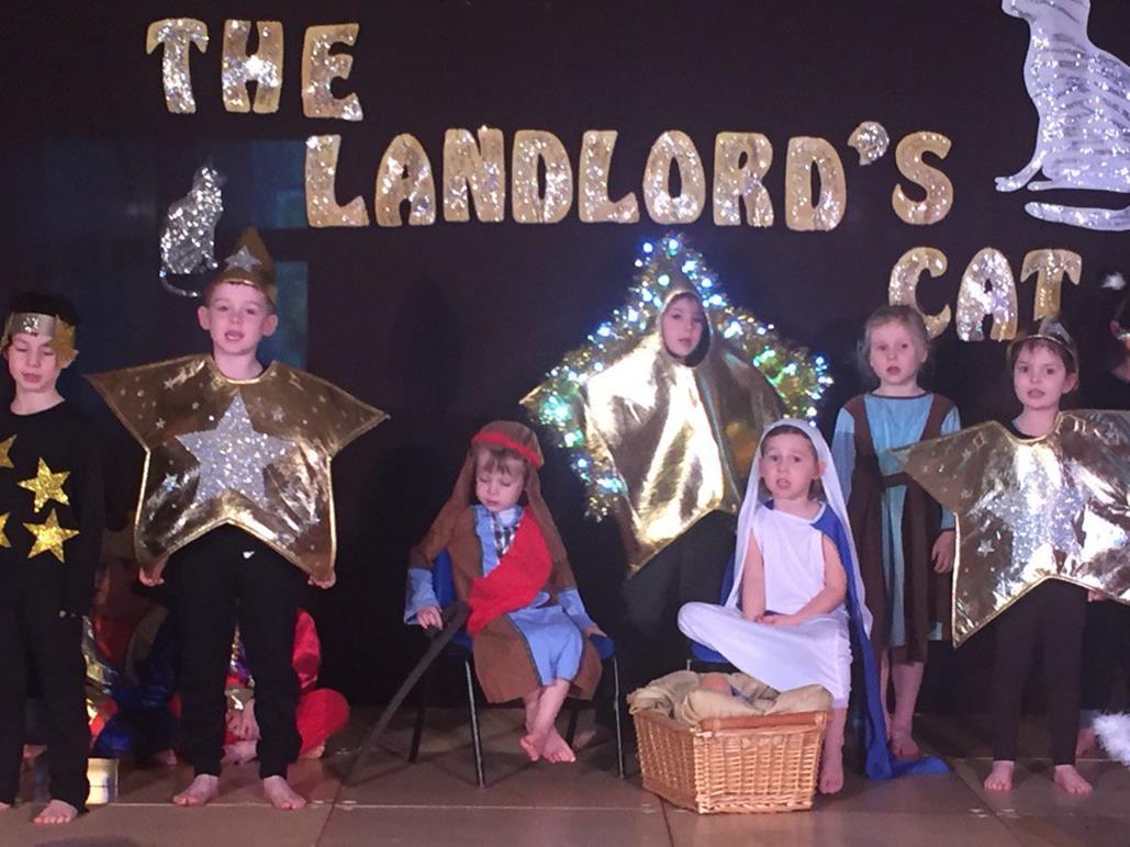 Mordiford C of E Primary School Reception class performed The Landlord’s Cat