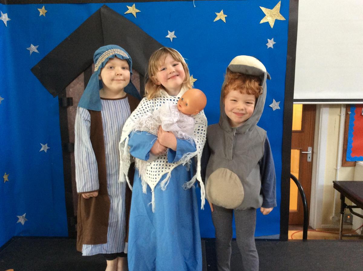 The nativity was performed by the pupils of KS1 at Longtown Primary School