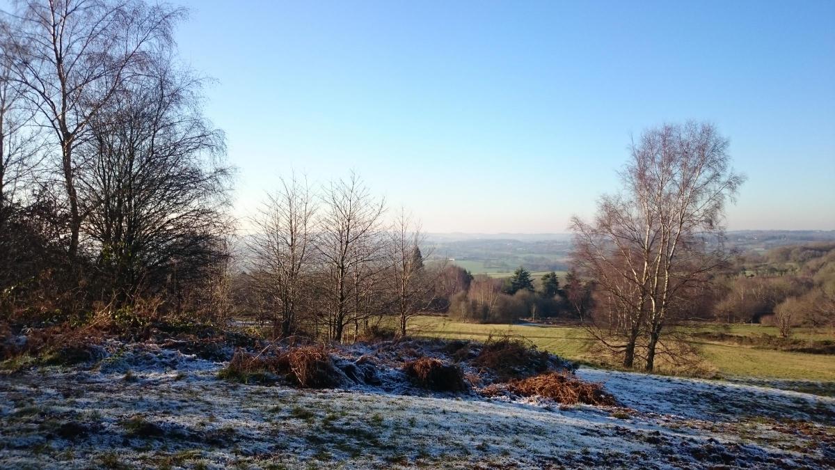 A view from the Bromyard Downs. By Crista Gaunt.