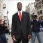 Dwain Chambers arrives outside the High Court in London