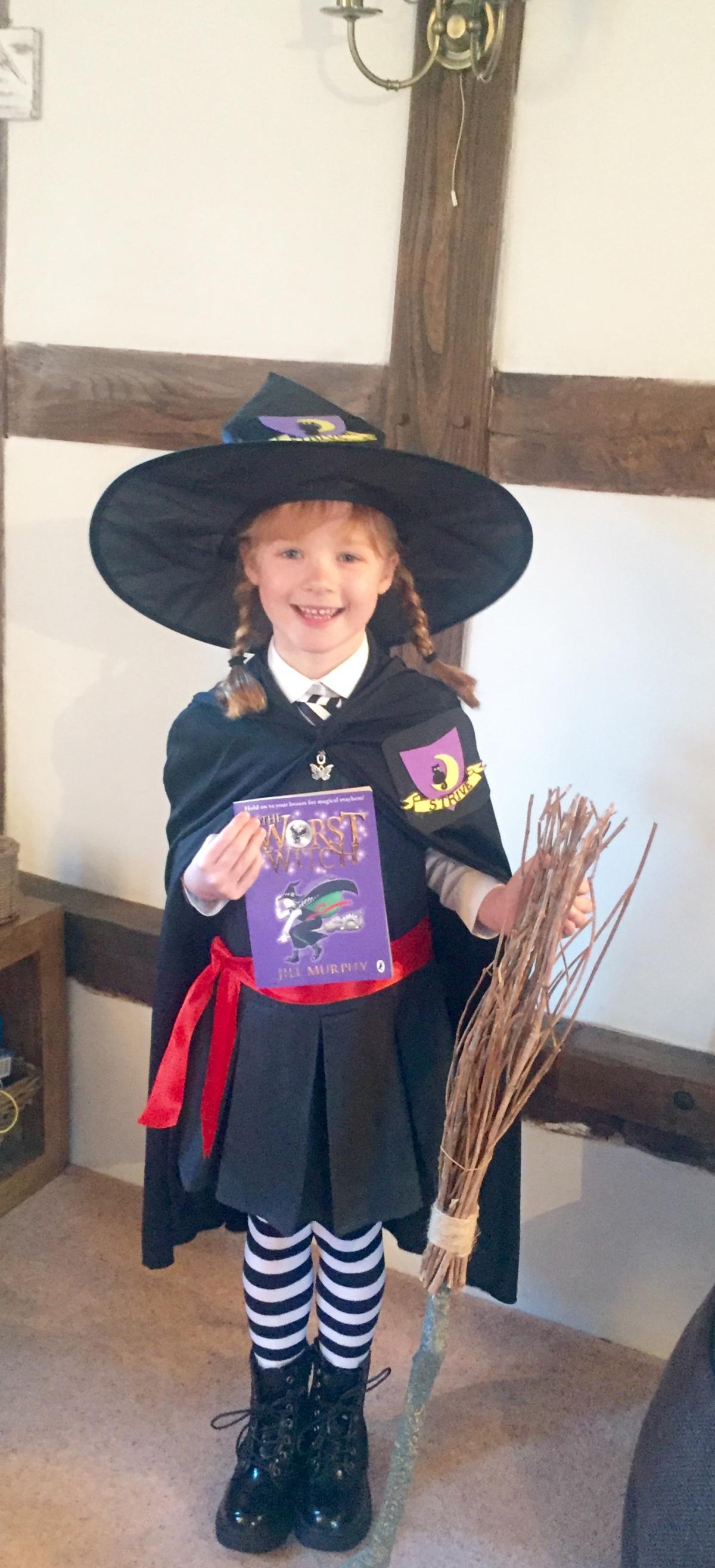 Louisa King sent this photo in of Mildred Hubble The Worst Witch