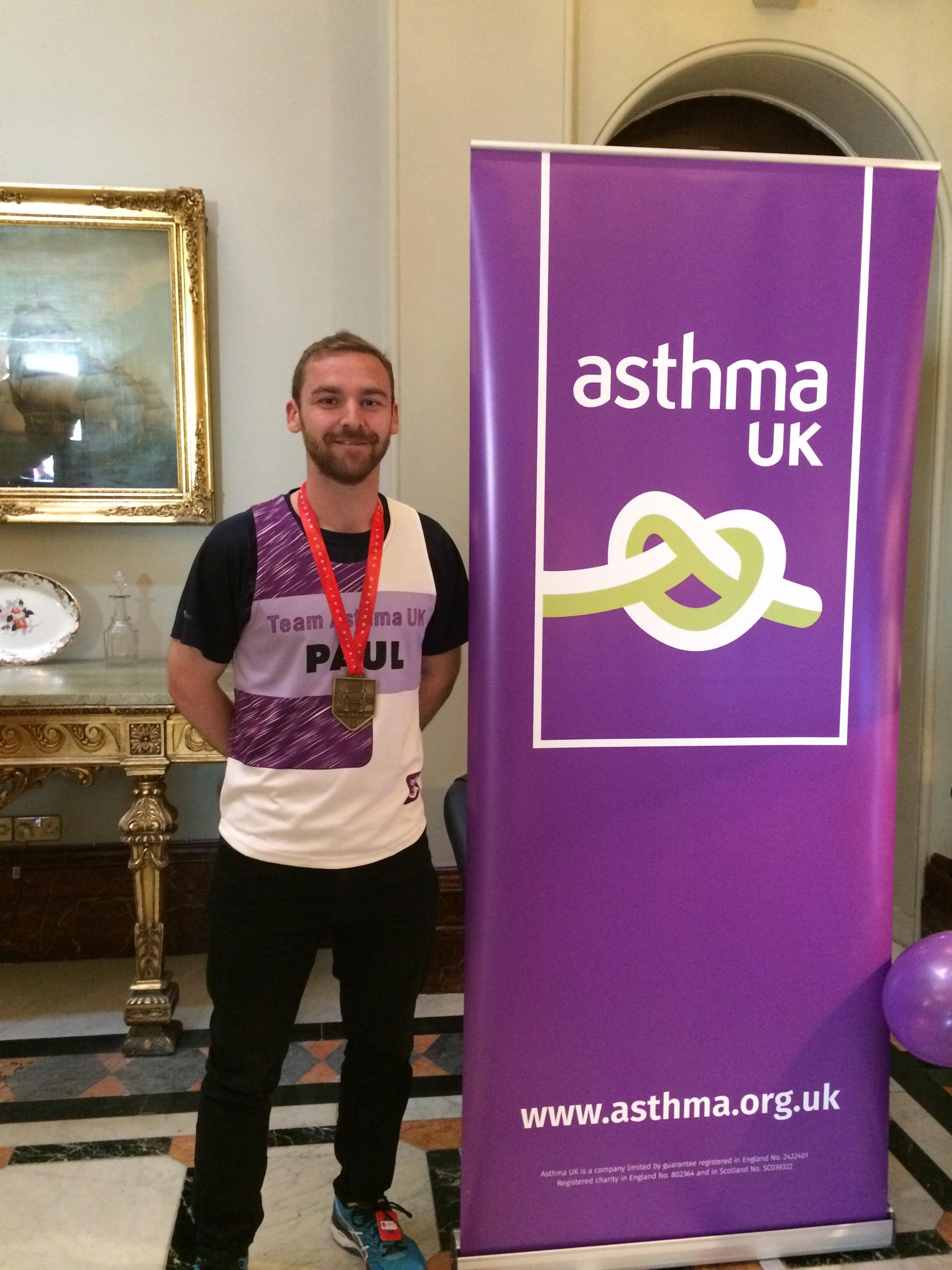 Construction manager from Bromyard completes marathon for Asthma UK - Hereford Times