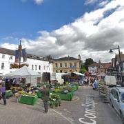 The councillor has been removed from Leominster Town Council (pictured: Corn Square)