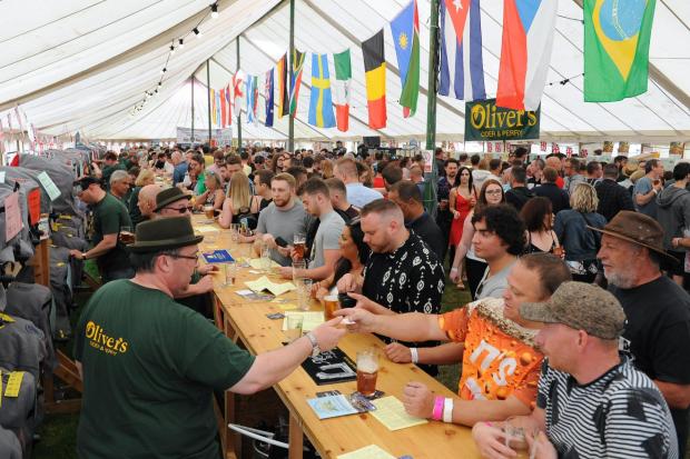 Hereford Times: Beer on the Wye Festival 2019 - The festival attracted big crowds 