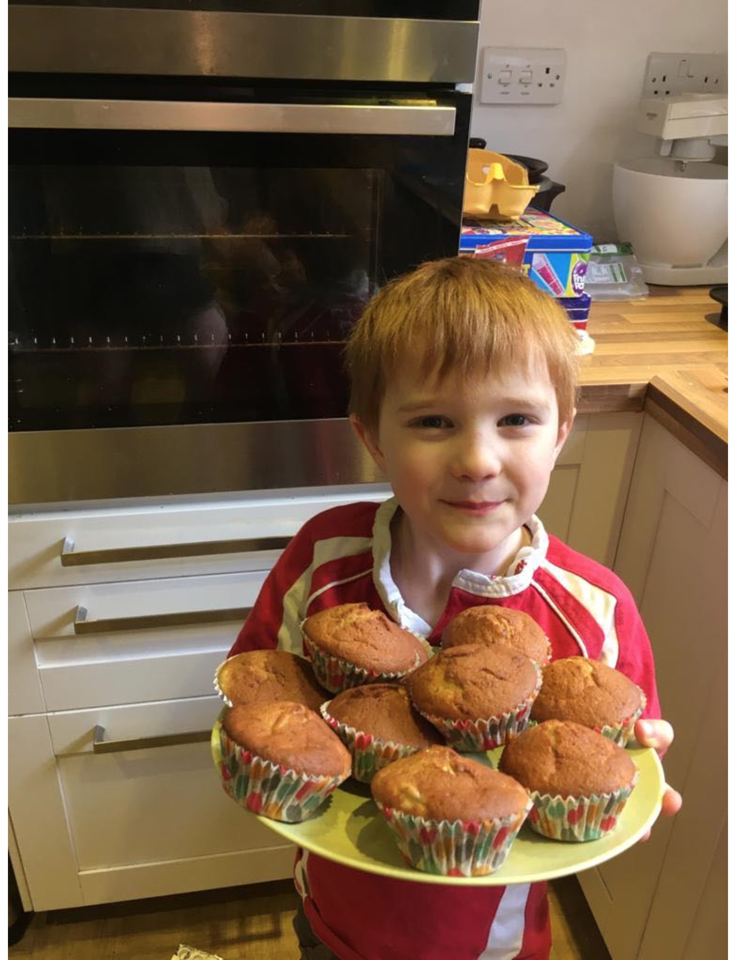 Albie Burrows bakes delicious cakes as children were kept at home during lockdown