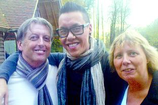 Dave Rawlings and Julie Thomas, students at RNC in Hereford, are helping TV personality Gok Wan encourage those with disabilities to be more comfortable in their own skin.